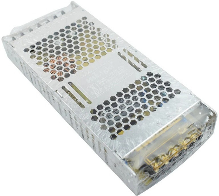 Hilight Power Supply for LED Board LED Panel CCTV 200 Watts Server PSU with 5 SATA Cables(Silver)