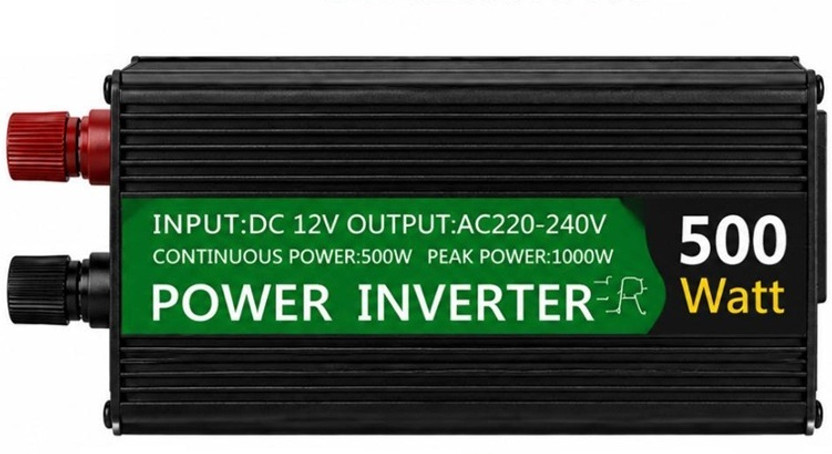 SG Flash 500W Power Inverter, DC 12V to AC 220 - 240 V Original 500 Watts Computer PSU with 0 SATA Cables(Black)