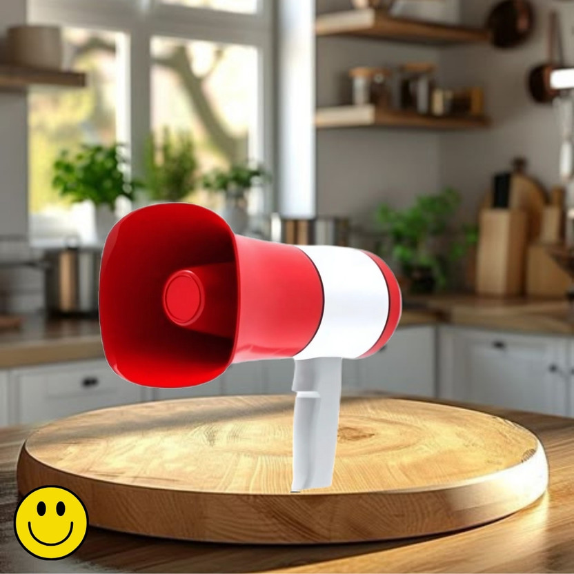 SACRO Handheld Megaphone with Siren, Microphone & Rechargeable for Outdoor EventsA273 Bhopu Portable Megaphone, Siren Loudspeaker Function and Long Battery BackupE273 Outdoor PA System(500 W)