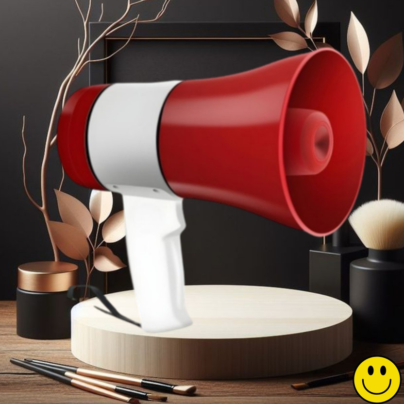 SACRO Handheld Megaphone with Siren, Microphone & Rechargeable for Outdoor EventsB460 Megaphone Portable Megaphone Siren Loudspeaker Function &Long Battery BackupQ460 Outdoor PA System(500 W)