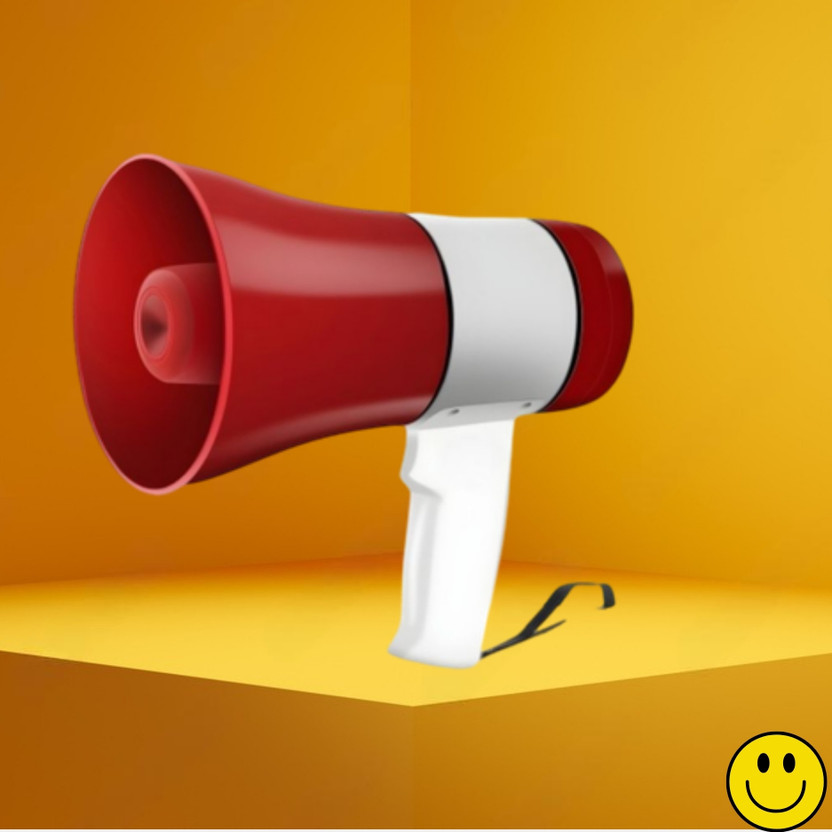 SACRO Handheld Megaphone with Siren, Microphone & Rechargeable for Outdoor EventsA251 Megaphone Portable Megaphone Siren Loudspeaker Function &Long Battery BackupW251 Outdoor PA System(500 W)