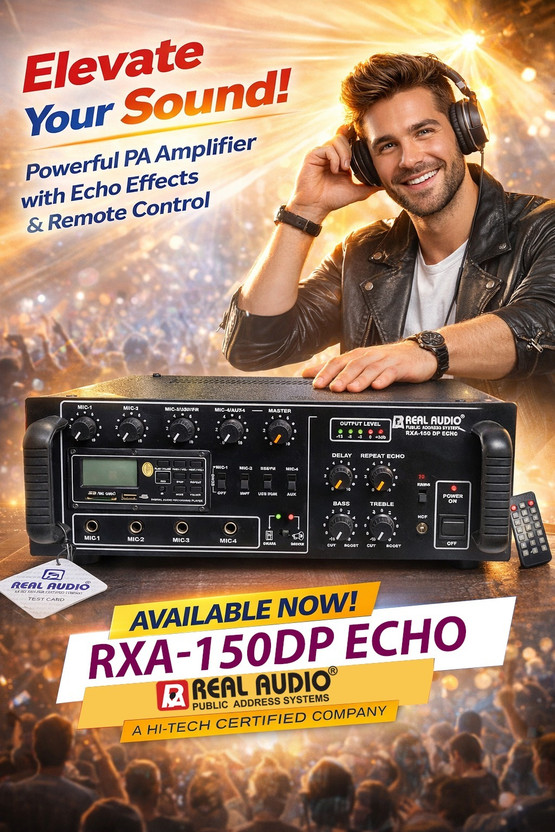 Realaudio RXA 150 DP ECHO Indoor PA System(160 W)