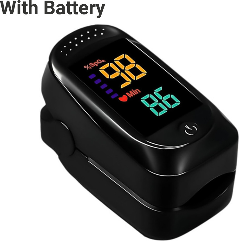 Zeom A2 Pulse Oximeter Portable Oxygen Monitoring Device Pulse Oximeter(Black)