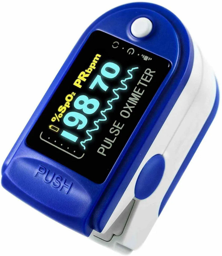 curecheck Classic Blue 02 Pulse Oximeter(Blue)
