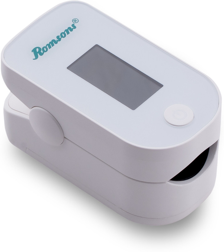 Romsons Oxee Check Finger Pulse Oximeter Oxee Check Finger Pulse Oximeter OLED SPO2 & pulse rate display Pulse Oximeter(White)