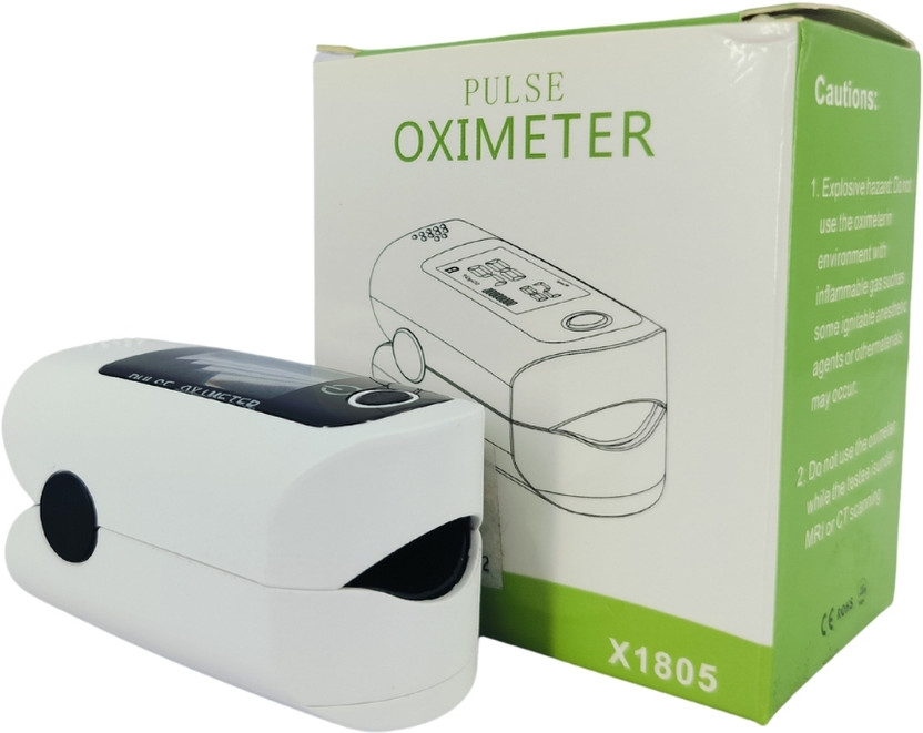 Bos Medicare Surgical Fingertip pulse oximeter with Display, Audio Visual Alarm measures (black) Pulse Oximeter(Multicolor)