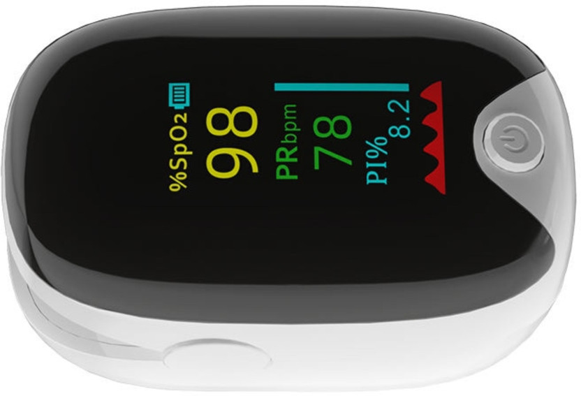 Accutrust Finger Pulse Oximeter with SpO2 & Pulse Rate Monitor | Pulse Oximeter(Black)