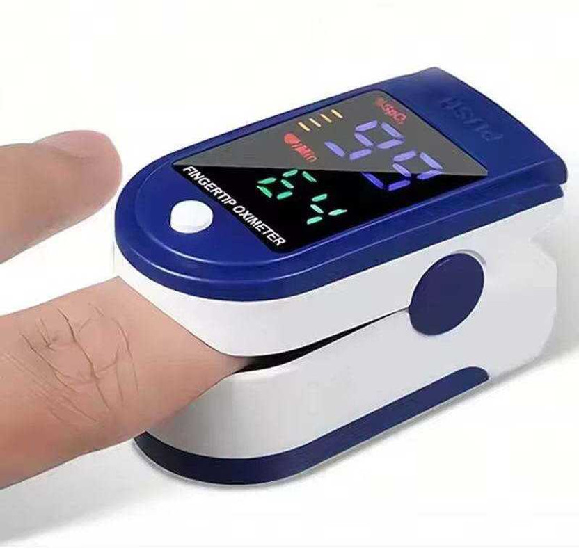 kiaan enterprises Digital Pulse Oximeter|SPO2 & Pulse Rate|LED Display Pulse Oximeter(Blue)