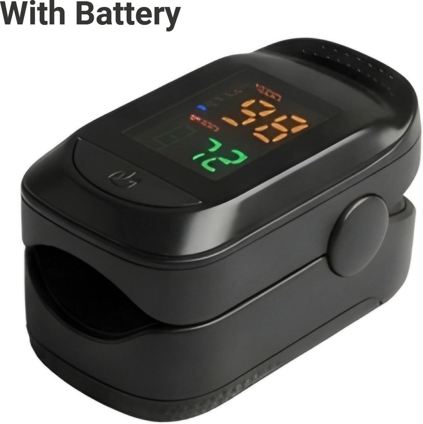 Zeom A2 Blood Oxygen Monitoring Device with LED Pulse Oximeter Pulse Oximeter(Black)