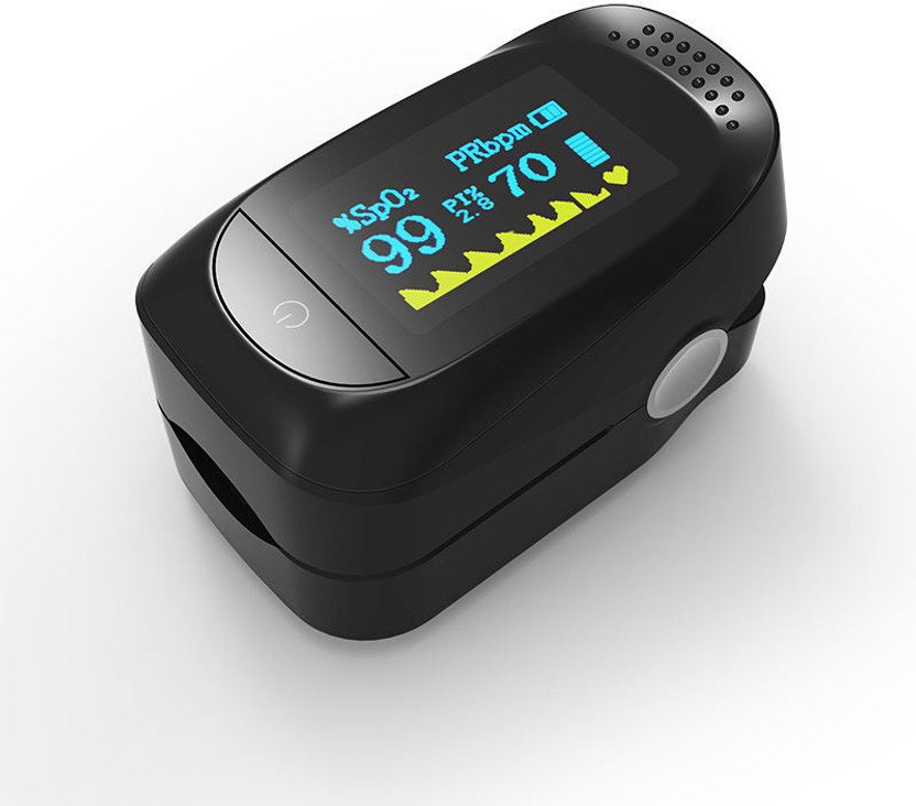 Aroxenza OxySure Pro 4D OLED Pulse Oximeter Pulse Oximeter(Onyx Black)