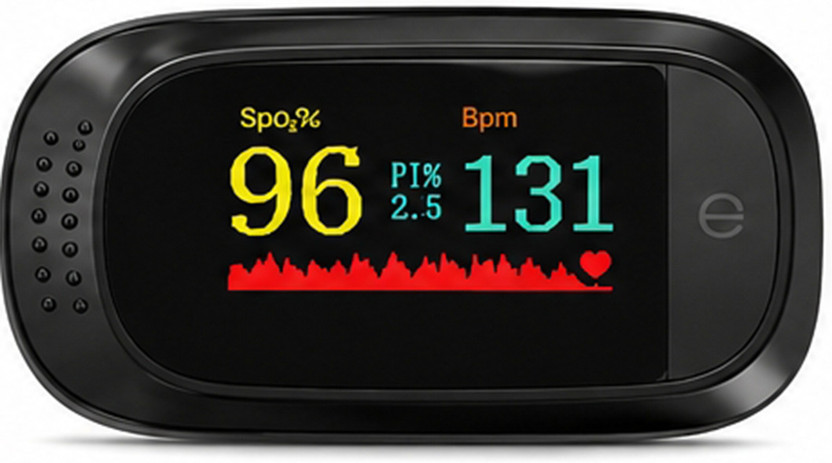 CRETO CRETO A2 Black Finger Oximeter TFT Color Display SpO2 Pulse Rate Monitoring Device Pulse Oximeter(Black) - Flipkart Deal