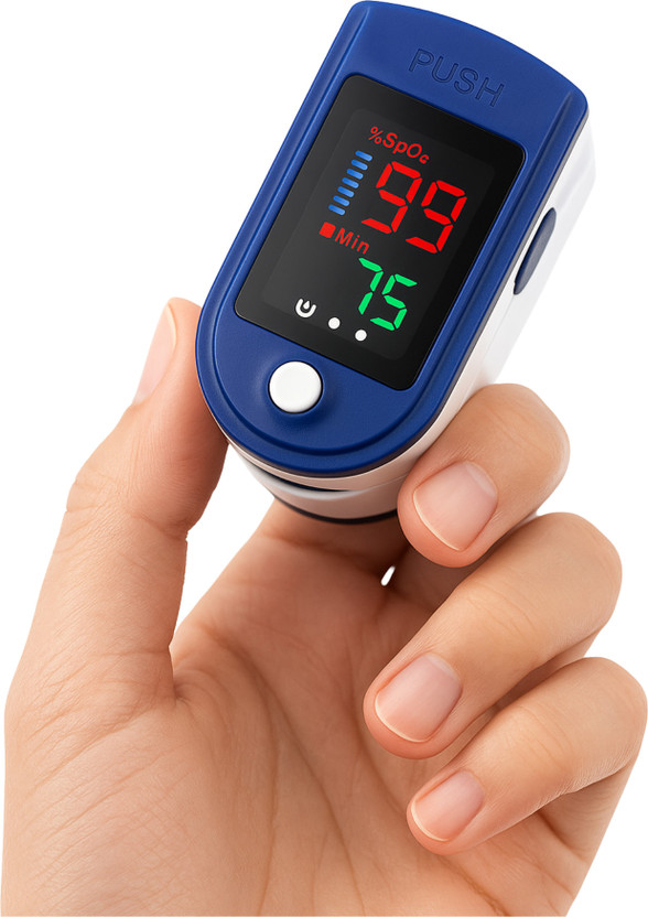 curecheck SO711 Pulse Oximeter(Blue)