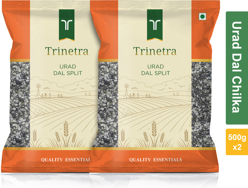 Trinetra Unpolished Black Urad Dal (Split)(1000 g)