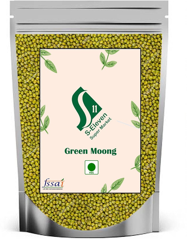 S Eleven Super Market Organic Unpolished Moong Dal (Whole)(1 kg)