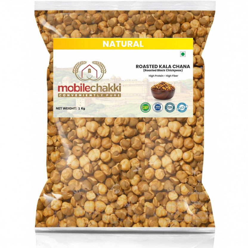 MOBILE CHAKKI Unpolished Roasted Bengal Gram(1000 g)