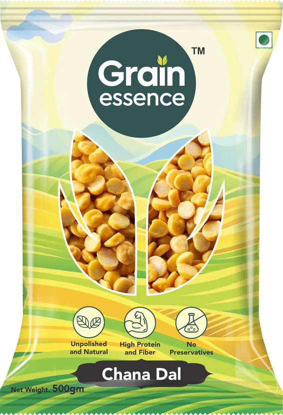 GRAIN ESSENCE Yellow Chana Dal (Split) (NA)(500 g)