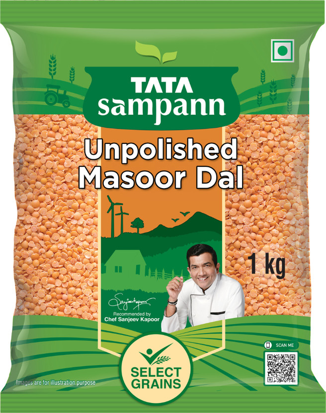 Tata Sampann Red Masoor Dal (Split)(1 kg)