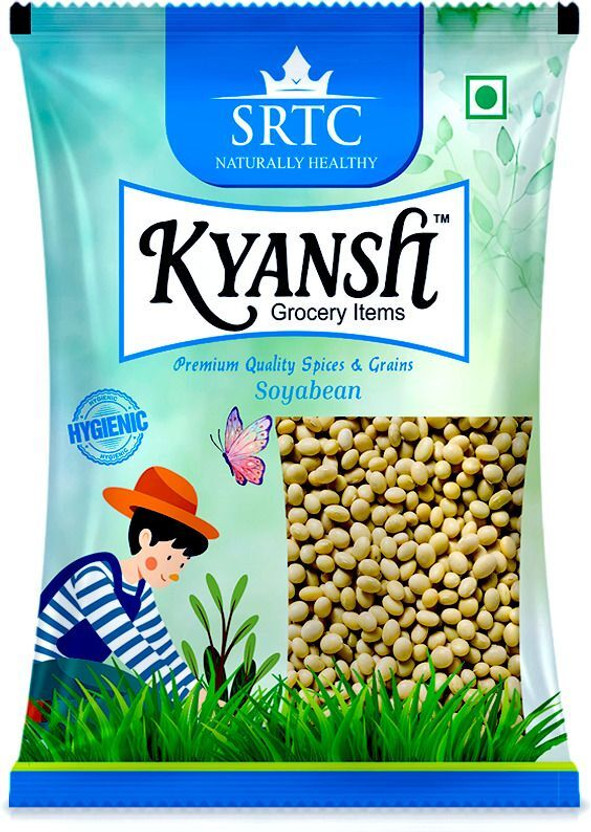 Kyansh Unpolished Soya Bean(1 kg)