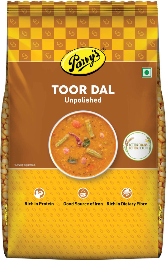 Parry's Unpolished Yellow Toor/Arhar Dal(1 kg)