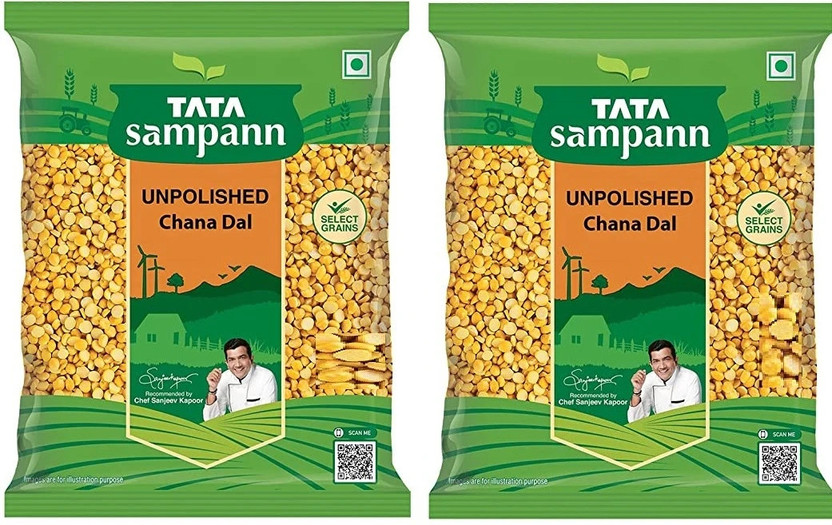 Tata Tata Organic Unpolished Yellow Chana Dal(1000 g) - Flipkart Deal