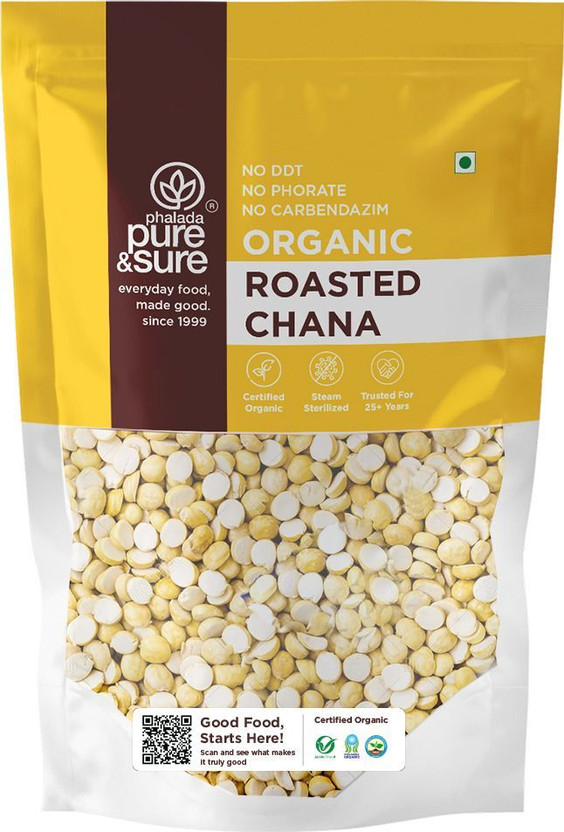 Pure Pure & Sure Organic Unpolished Roasted Chana Dal(500 g) - Flipkart Deal