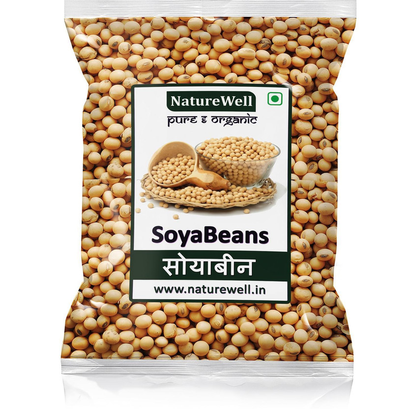 Naturewell Organics Unpolished Soya Bean(500 g)