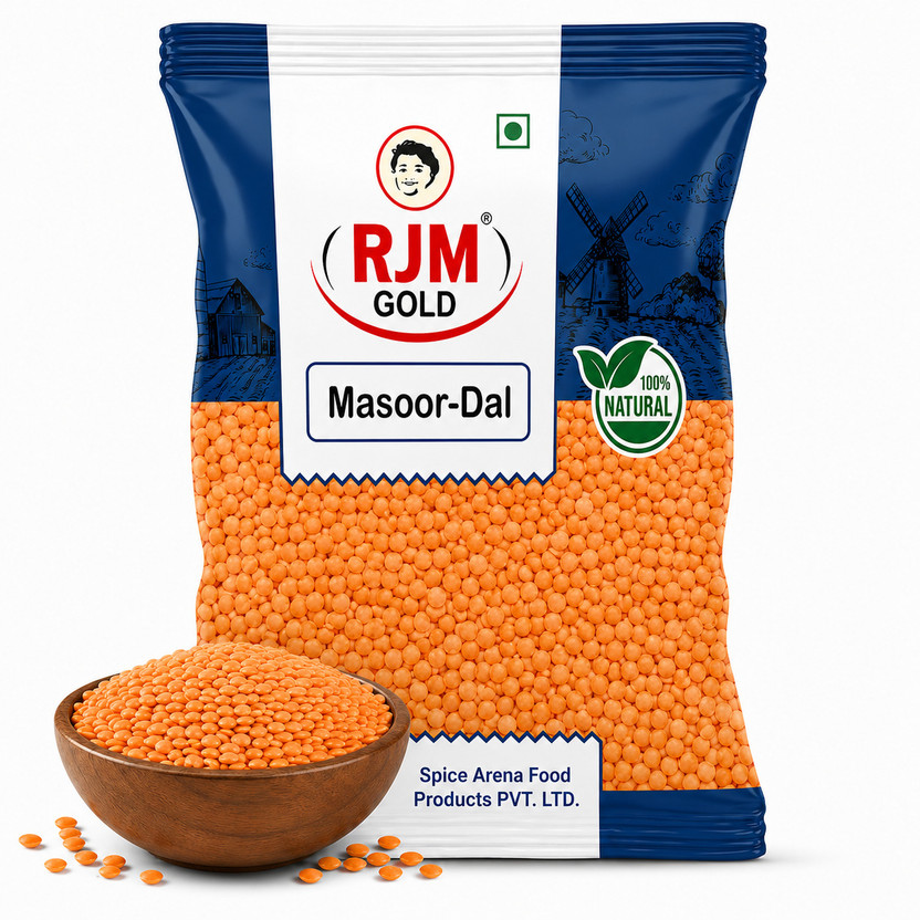 RJM GOLD Unpolished Masoor Dal (Whole)(500 g)