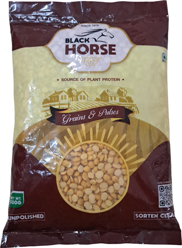 Blackhorse Unpolished Yellow Chana Dal (Split)(500 g)
