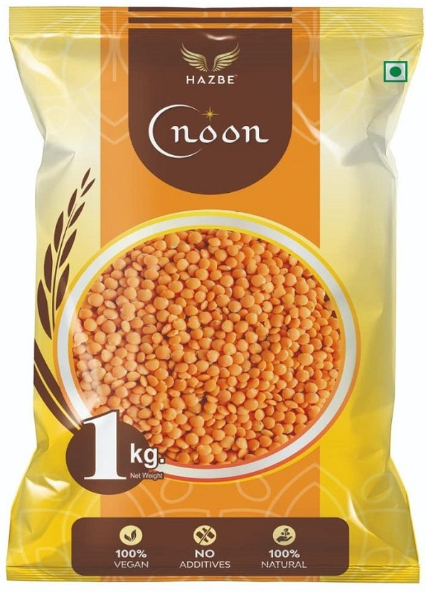 HAZBE Red Masoor Dal (Split)(1 kg)