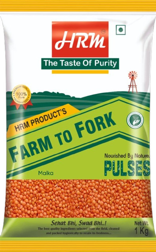 HRM ; The Taste of Purity Masoor Dal (Whole)(1 kg)