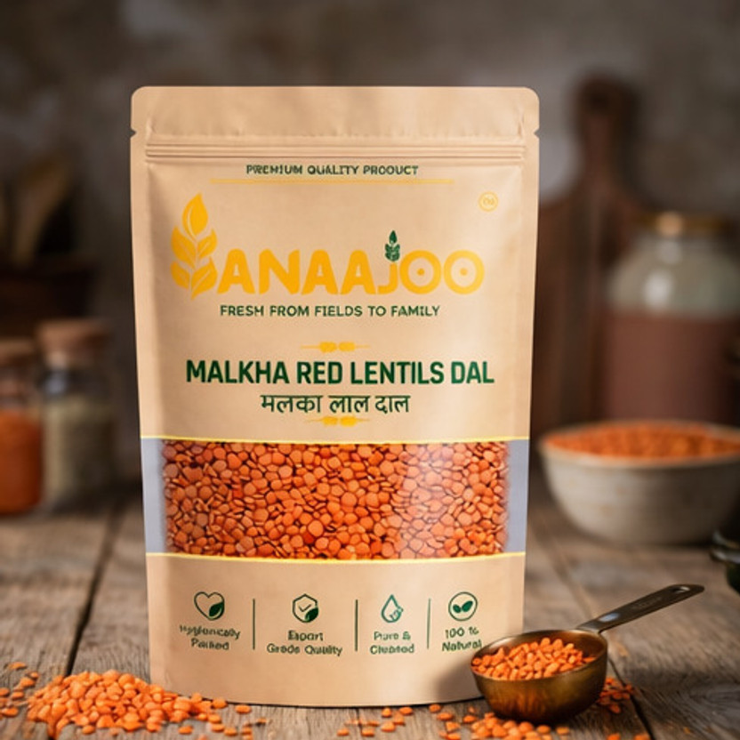anaajoo Unpolished Red Moong Dal (Split)(500 g)
