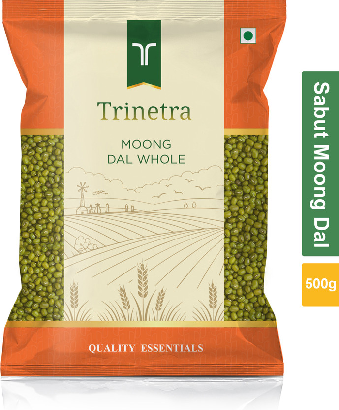 Trinetra Green Moong Dal (Whole)(500 g)
