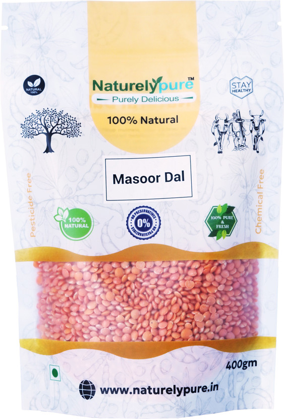 NaturelyPure Masoor Dal (Split)(400 g)