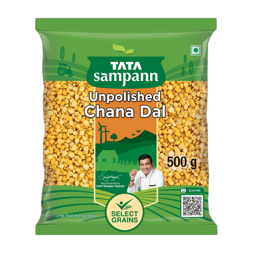 Tata Sampann Unpolished Yellow Chana Dal (Split)(500 g)