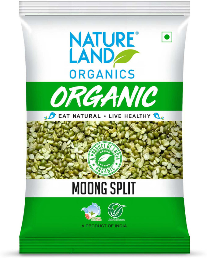 Natureland Organics Moong Dal (Split)(1 kg)