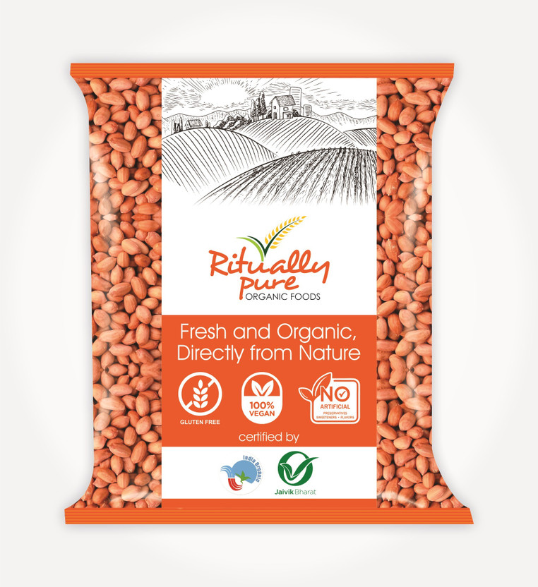 Ritually Pure Unpolished Raw Peanut(1 kg)
