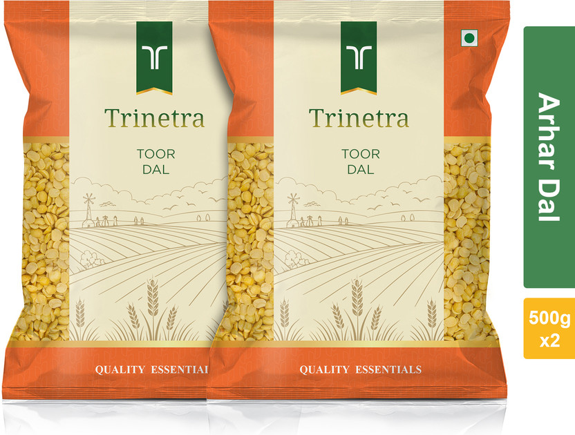 Trinetra Unpolished Yellow Toor/Arhar Dal(1000 g)