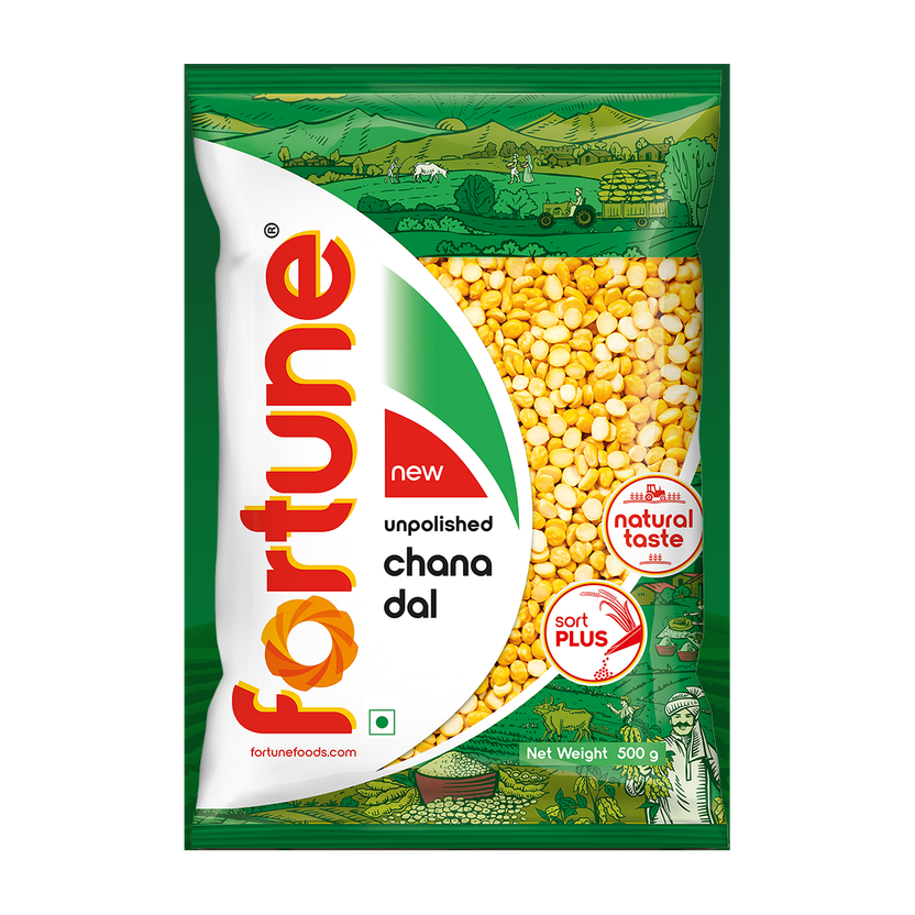 FORTUNE Unpolished Chana Dal (Split)(500 g)