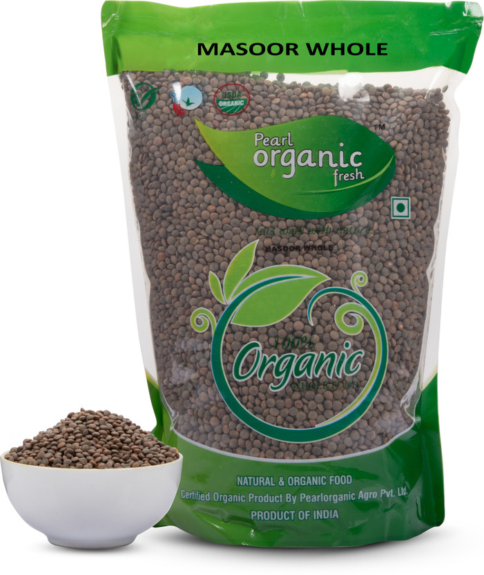 Pearl Organic Fresh Masoor Dal (Whole)(1000 g)