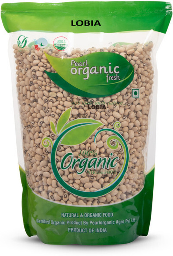 Pearl Organic Fresh Unpolished Lobia(1000 g)