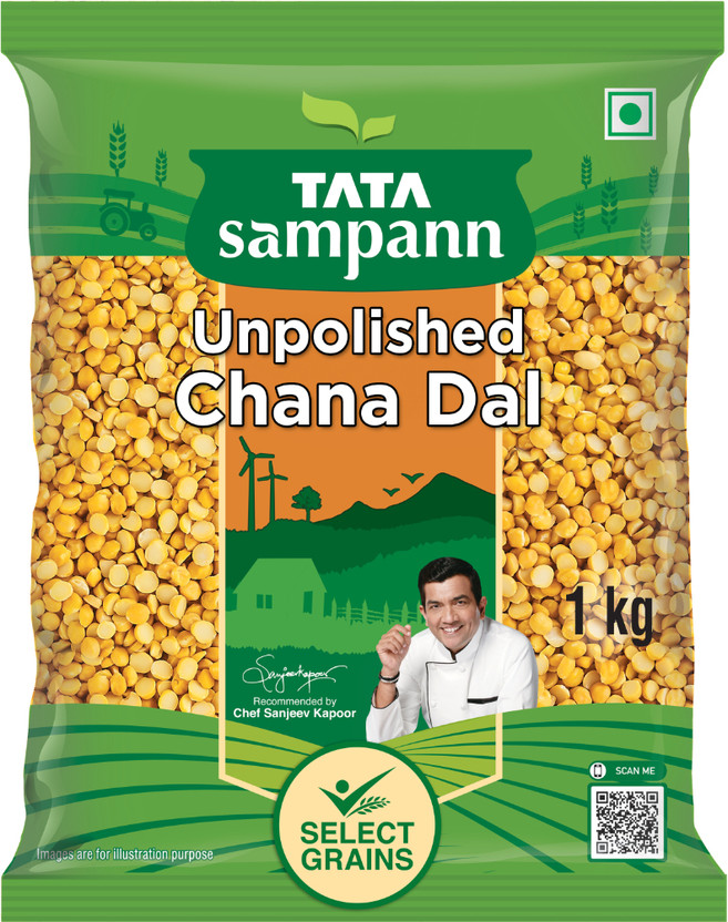 Tata Sampann Yellow Chana Dal (Split)(1 kg)