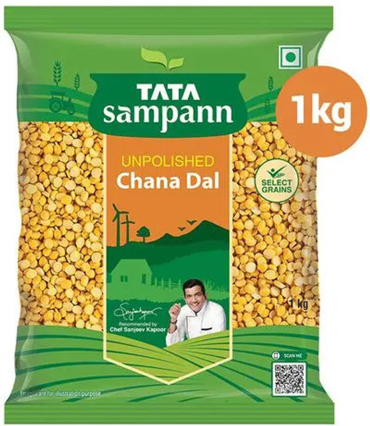 Tata Sampann Chana Dal (Whole)(1 kg)