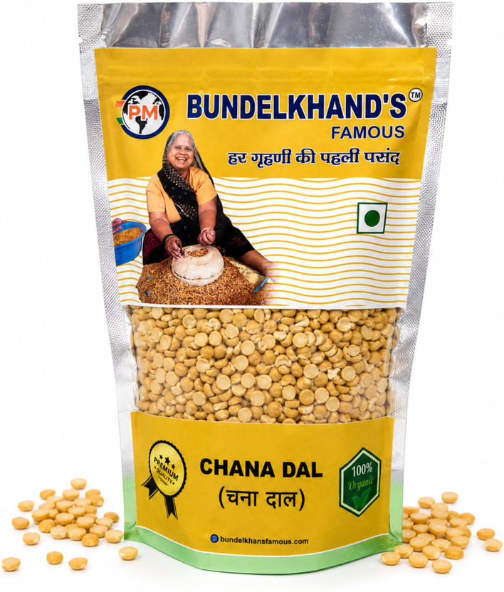 Flipkart Bundelkhand's Famous Unpolished Yellow Chana Dal (Split)(500 g) - Flipkart Deal