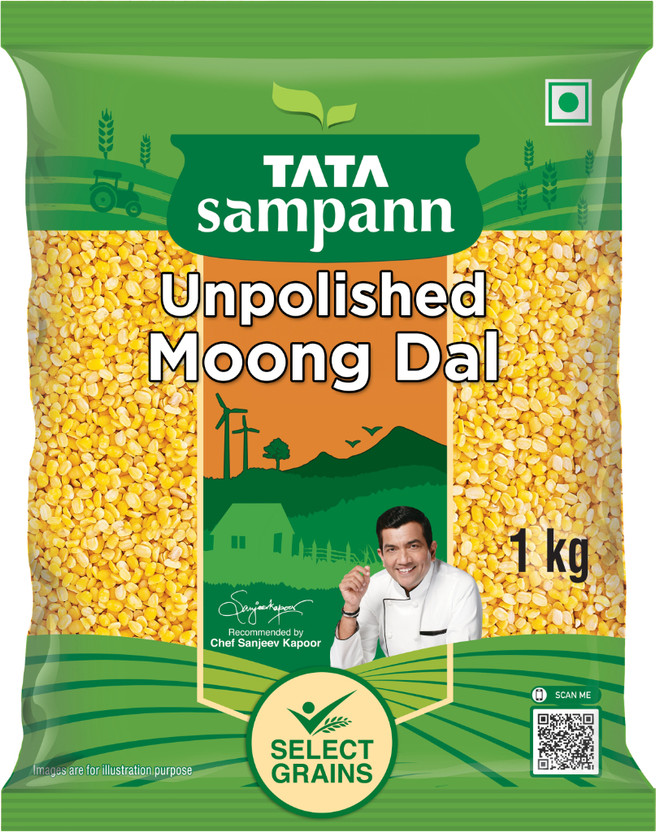 Tata Sampann Yellow Moong Dal (Split)(1 kg)