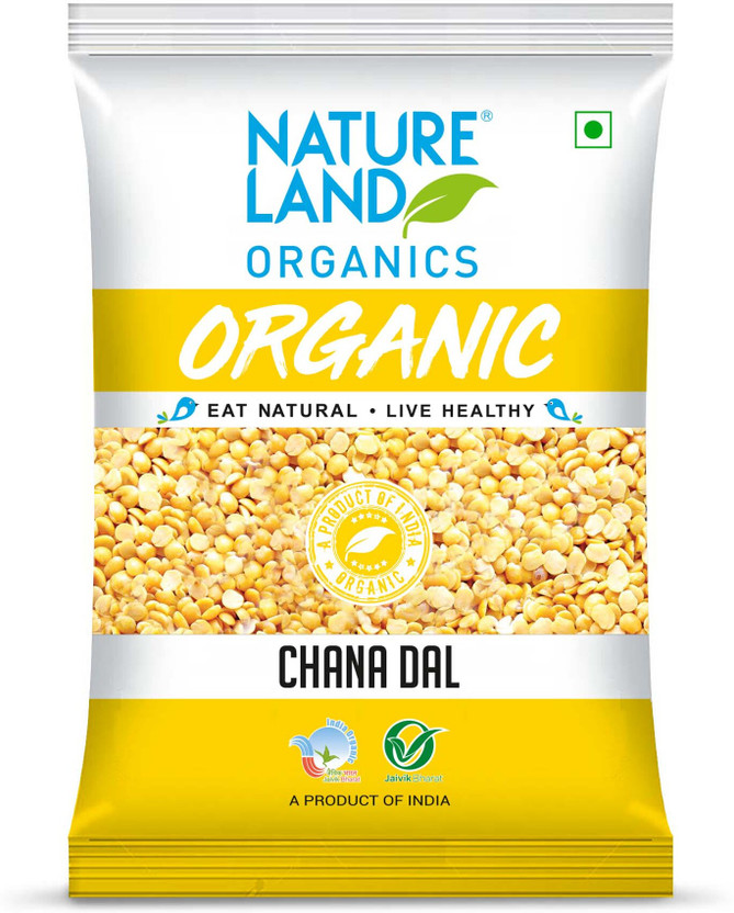 Natureland Organics Chana Dal (Split)(1 kg)