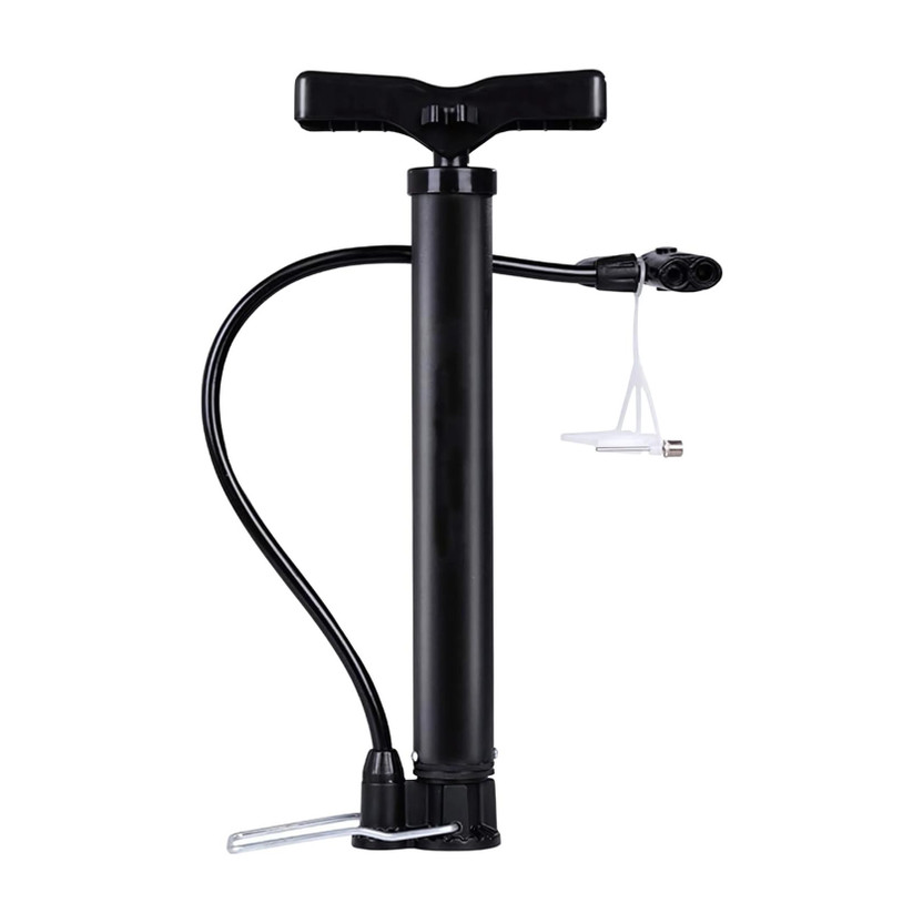 ShopiMoz Portable Bicycle Tire Air Pump Mini Floor Pump For Road Mountain Bikes & More Bicycle, Ball, Football Pump, Handball Pump, Volleyball Pump Pump(Black)