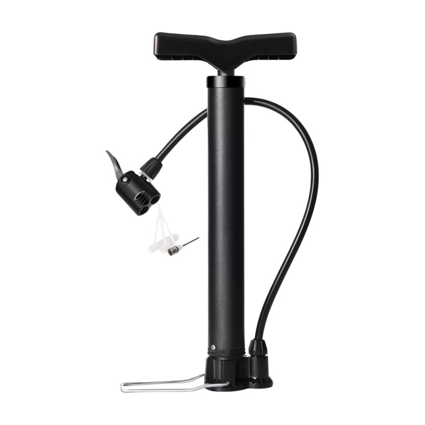 ShopiMoz Bike Pump Portable Bicycle Tire Mini Floor Pump 120 PSI for Road Mountain Bikes Bicycle, Ball, Football Pump, Handball Pump, Volleyball Pump Pump(Black)