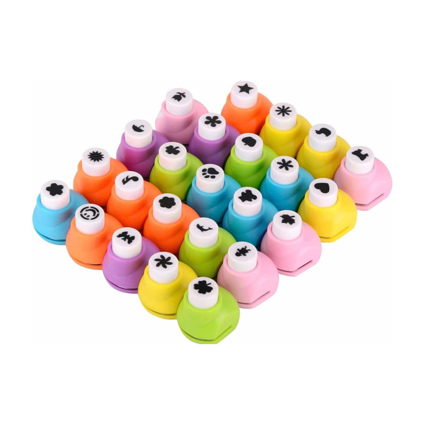 KNAFS KNAFS 12PCS Mini Scrapbook Punches Handmade Cutter Card Craft DIY Paper Craft Punchs Punches & Punching Machines(Set Of 12, Multicolor) - Flipkart Deal