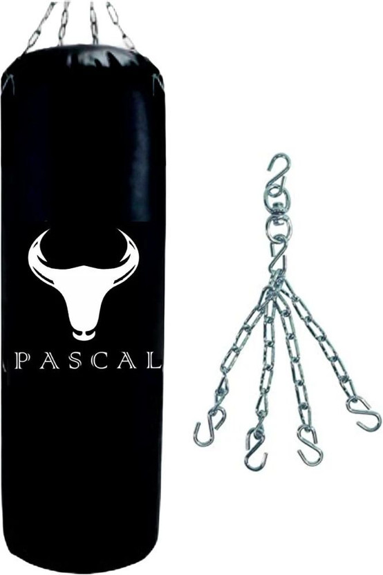 Pascal 4 FT Unfilled Heavy Boxing Bag with Steel Chain Hanging Bag(4 Feet, 48 inch)