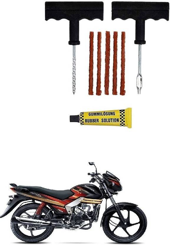 AS TRADERS Tubeless Tyre Puncture Repair Kit for Mahindra Centuro